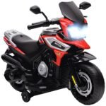 Elektrinis motociklas 18-36 mėnesių vaikams su nuimamais pagalbiniais ratais ir sklandaus starto funkcija