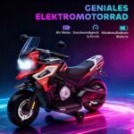 Elektrinis motociklas 18-36 mėnesių vaikams su nuimamais pagalbiniais ratais ir sklandaus starto funkcija – Paveikslėlis 4