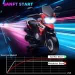 Elektrinis motociklas 18-36 mėnesių vaikams su nuimamais pagalbiniais ratais ir sklandaus starto funkcija – Paveikslėlis 8