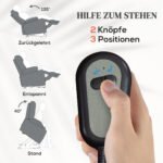 Elektrinis relaksacinis krėslas su pakėlimo funkcija – Paveikslėlis 4