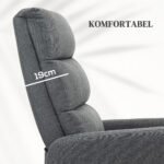 Elektrinis relaksacinis krėslas su pakėlimo funkcija – Paveikslėlis 6