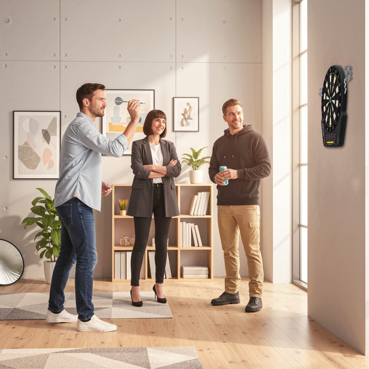 Elektroninė smiginio lenta su automatiniu taškų skaičiavimu ir 27 žaidimais – Paveikslėlis 8