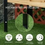 Ergonominio aukščio pakelta lysvė su neaustine danga
