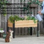 Ergonominio aukščio pakelta lysvė su neaustine danga
