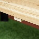 Ergonominio aukščio pakelta lysvė su neaustine danga