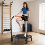 Fitneso batutas su reguliuojamo aukščio rankena ir sulankstomu dizainu – Paveikslėlis 2