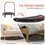 Fitneso batutas su reguliuojamo aukščio rankena ir sulankstomu dizainu – Paveikslėlis 5