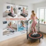 Fitneso batutas su reguliuojamo aukščio rankena ir sulankstomu dizainu – Paveikslėlis 8