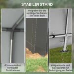 Garažo palapinė su užvyniojamomis durimis ir ventiliacijos langu – Paveikslėlis 5