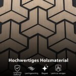 Garso izoliaciniai akustiniai skydeliai su netaisyklingomis medžio juostelėmis (Natūrali) – Paveikslėlis 4