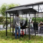 Grilio pavėsinė su prieskonių lentynomis ir LED apšvietimu – Paveikslėlis 9