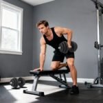 Grindis tausojantis reguliuojamo svorio hantelių rinkinys 40 kg
