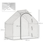 Ieinamas plevelinis siltnamis su tvirta plevele 180x100x168 cm 3