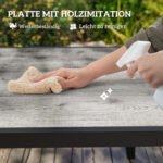 Išplečiamas lauko valgomojo stalas 6-8 asmenims – Paveikslėlis 6