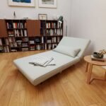 Išskleidžiama vienvietė sofa-lova su reguliuojama nugaros atrama – Paveikslėlis 8