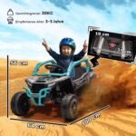 Kawasaki licencijuotas 12V elektrinis visureigis vaikams su nuotoliniu valdymu – Paveikslėlis 3