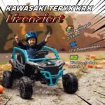 Kawasaki licencijuotas 12V elektrinis visureigis vaikams su nuotoliniu valdymu – Paveikslėlis 4
