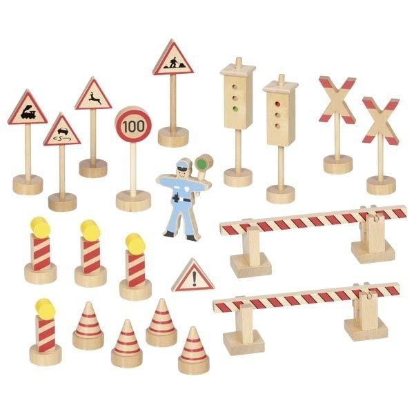 Kelio ženklai ir geležinkelis