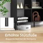 Knygų lentyna su 6 skyriais ir reguliuojamomis lentynomis (Juoda) – Paveikslėlis 3