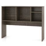 Kompaktiška 4 skyrių rašomojo stalo lentyna (Ruda)