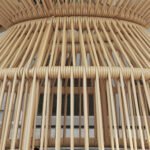 Lauko pagalbinis staliukas iš PE ratano su grūdinto stiklo stalviršiu – Paveikslėlis 7