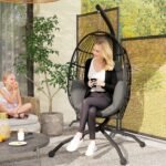 sulankstoma sėdyne ir patogiomis pagalvėlėmis