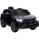 Licencinis vaikiškas elektromobilis Mercedes-Benz EQA su nuotoliniu tėvų valdymu