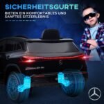 Licencinis vaikiškas elektromobilis Mercedes-Benz EQA su nuotoliniu tėvų valdymu