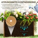 Medinė pakelta lysvė su atraminėmis grotelėmis ir pakabinamu stogeliu – Paveikslėlis 5