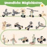 Medinis vaikų įrankių stalas (Natūrali) – Paveikslėlis 5