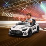 Mercedes-AMG vaikiškas elektromobilis su tėvų nuotoliniu valdymu – Paveikslėlis 2
