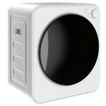 Mini ištraukiamoji drabužių džiovyklė 4 kg su reversiniu nerūdijančio plieno būgnu ir 60°C sterilizacija