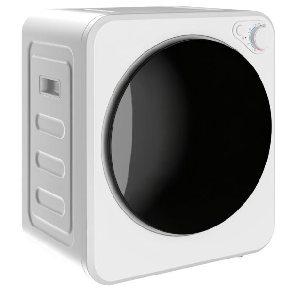 Mini ištraukiamoji drabužių džiovyklė 4 kg su reversiniu nerūdijančio plieno būgnu ir 60°C sterilizacija