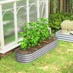 Modulinė pakelta lysvė su atviru dugnu
