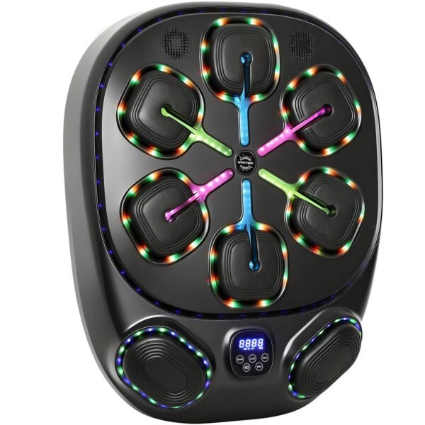 Muzikinis bokso treniruoklis su Bluetooth ir dvigubomis smūgio zonomis