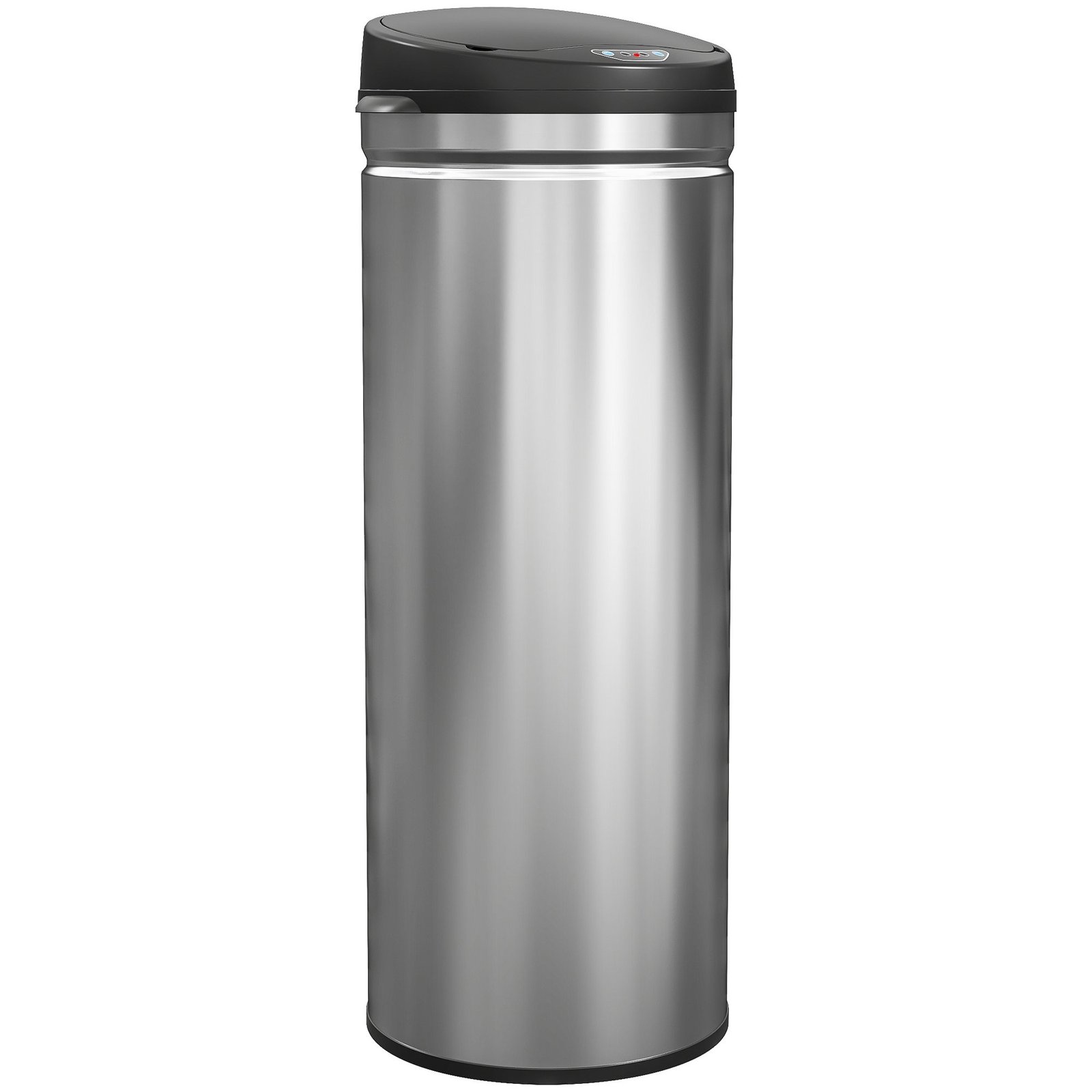 Nerūdijančio plieno 50 L bekontaktė šiukšliadėžė su švelniu uždarymu