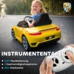 Oficialiai licencijuotas RUF GT elektrinis automobilis vaikams su nuotoliniu valdymu