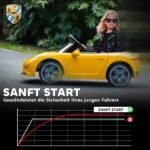 Oficialiai licencijuotas RUF GT elektrinis automobilis vaikams su nuotoliniu valdymu