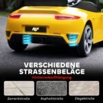 Oficialiai licencijuotas RUF GT elektrinis automobilis vaikams su nuotoliniu valdymu