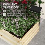 Pakeliamas sodintuvas su vijoklių atrama ir fliso pamušalu