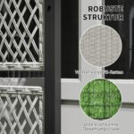 Pakeltas ratano gėlynas su vijoklių atrama – Paveikslėlis 4