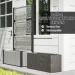 Pakeltas ratano gėlynas su vijoklių atrama – Paveikslėlis 5