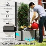 Pakeltas ratano gėlynas su vijoklių atrama – Paveikslėlis 6