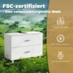 Pastatoma vonios spintelė praustuvui be pjedestalo su 2 stalčiais – Paveikslėlis 7
