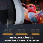 Pastatomas ištraukiamas projektoriaus ekranas 100 colių – Paveikslėlis 5