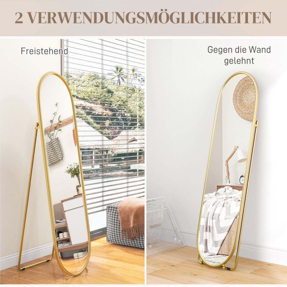 Pastatomas ovalus viso kūno veidrodis – Paveikslėlis 7