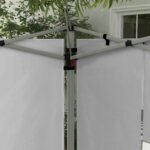 Paviljono šoninės sienelės su langu (2 vnt.) atsparios vandeniui skirtos 3x3/3x4 m
