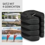 Paviljono sunkmenų rinkinys patikimam tvirtinimui ir patogiam transportavimui, 12 kg (4 vnt.)