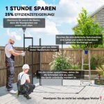 Plastikinis lauko sandėliukas su dvigubomis durimis – Paveikslėlis 4