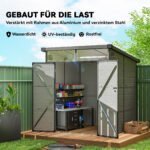 Plastikinis lauko sandėliukas su dvigubomis durimis – Paveikslėlis 5